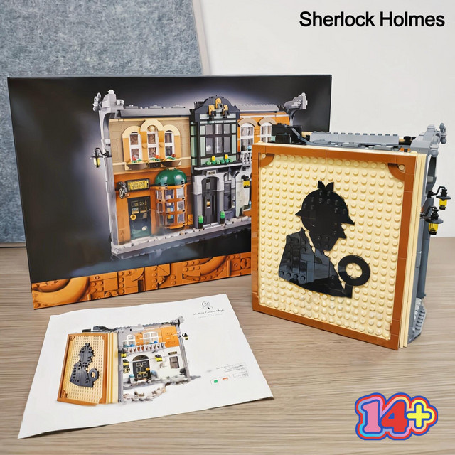 Hot Toys Sherlock Holmes Straßenansicht-Serie, Bausteine Spielzeug, 1.359 Teile, ab 14 Jahren - Bild 1