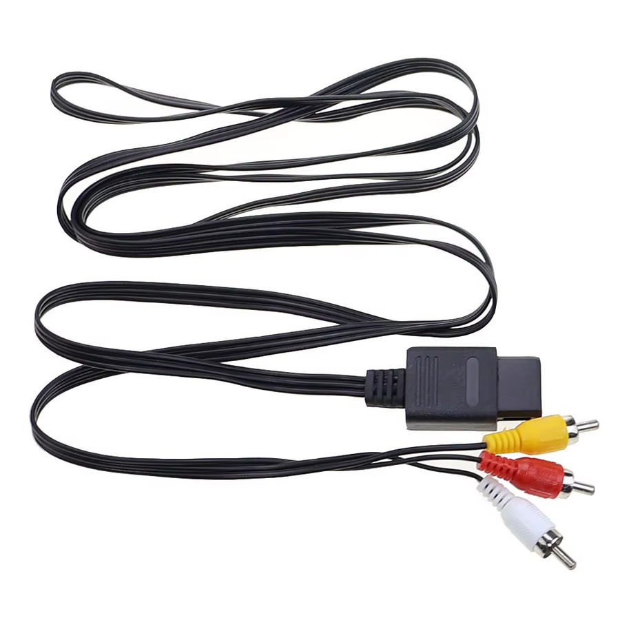 JCD AV-Audiokabel für Retro-Spielekonsolen wie N64, GameCube, NGC, SNES und SFC, Länge: 1,8 m, Mehrfarbig - Bild 5