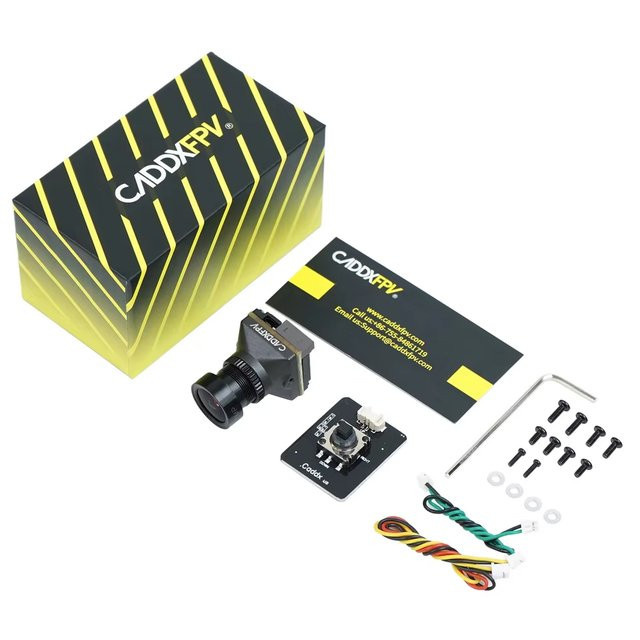 CaddxFPV Ratel Pro Analog FPV-Kamera Schwarzlicht 1500TVL 4.5V-27V - Bild 1