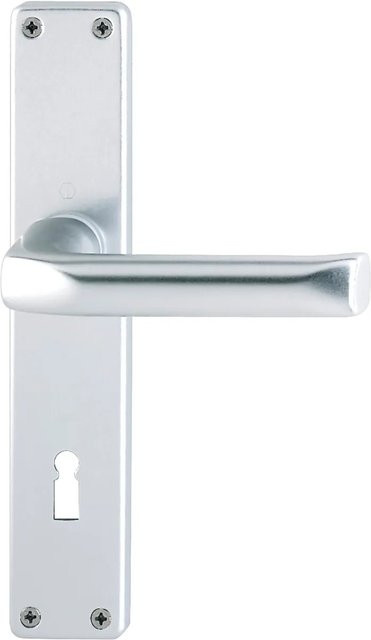 Hoppe Langschild-Garnitur London BB in Silber aus Aluminium - Bild 1