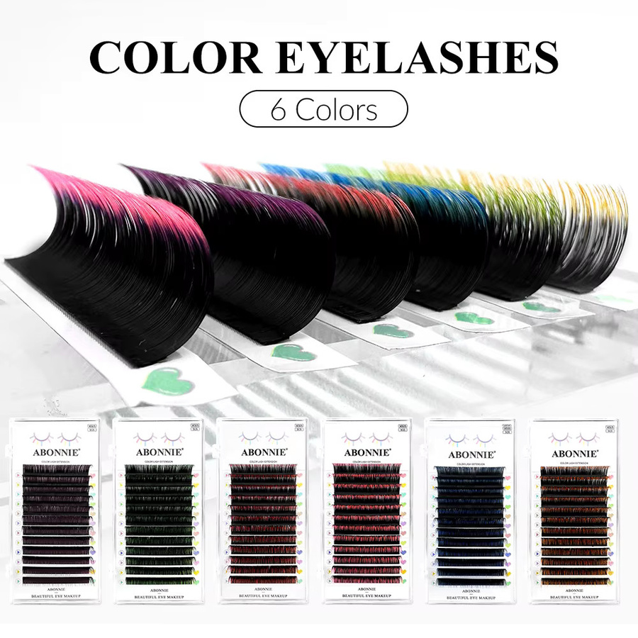 ABONNIE Falsche Wimpern Ombre Schwarz, Unisex - Bild 3