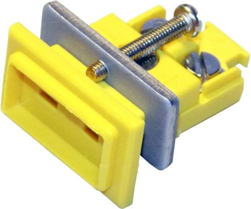 B + B Thermo-Technik Miniaturkupplungsdose Typ K in Gelb mit Schraudurchführung für Temperaturen von -50 bis +120°C - Bild 1