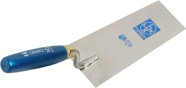 LUX-TOOLS Stuckateurkelle und Putzkelle aus rostfreiem Edelstahl in Silber, Breite: 16 cm - Bild 1