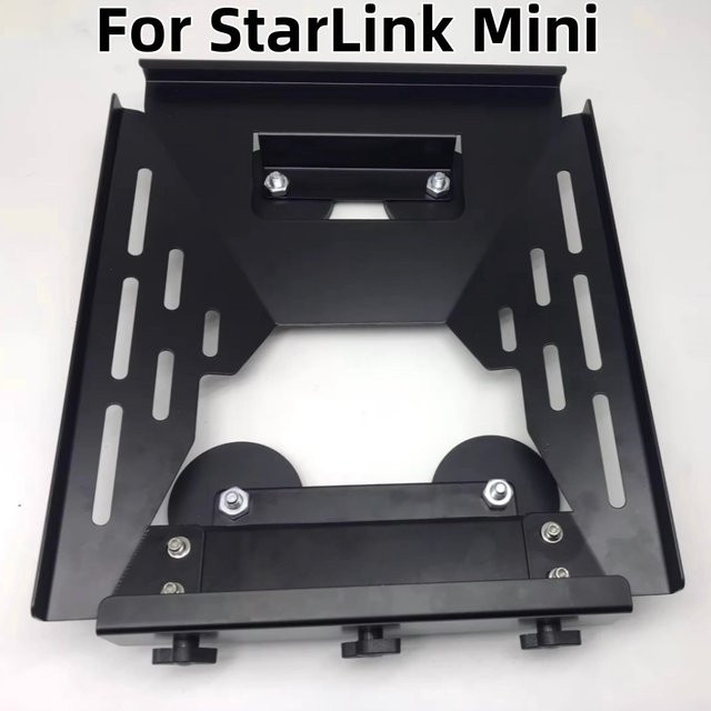 StarLink Mini Flachmontage-Kit für Auto, Wohnmobil und Boot in Schwarz mit magnetischer Dachmontagehalterung und Schnellverschluss - Bild 1