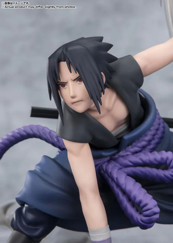 Figuarts ZERO Naruto Shippuden Uchiha Sasuke Mangekyo Sharingan Licht und Dunkelheit Komplettfigur aus Kunststoff, mehrfarbig, Höhe: 20 cm - Bild 4