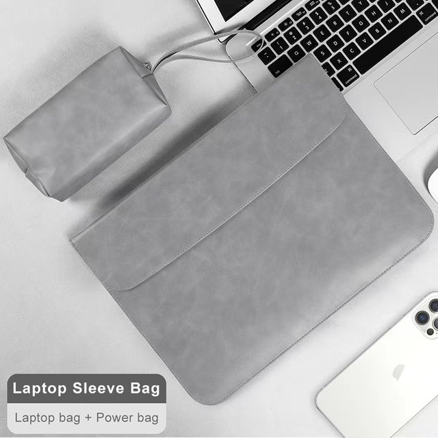 EGYAL Laptop-Hülle in Grau für Macbook Air, Pro, Surface Laptop, HP und Xiaomi Matebook als Schutzhülle und Tasche - Bild 1