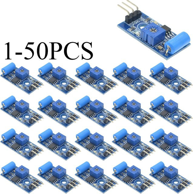 SZYTF SW-420 Vibrationssensor-Modul Vibrationsschalter in Blau für Arduino - Bild 1