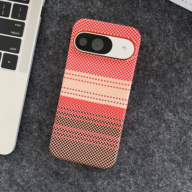 Magnetische Kohlefaser Handyhülle für Google Pixel 6 7 8 9 10 Pro XL, ultradünne mattierte Stoßfest-Hartschale, Multicolor - Bild 1