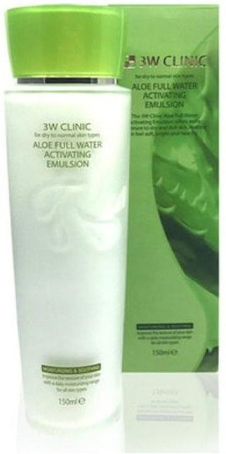 3W Clinic Aloe Full Water Activating Emulsion, 150 ml, Aloe Vera - Bild 1