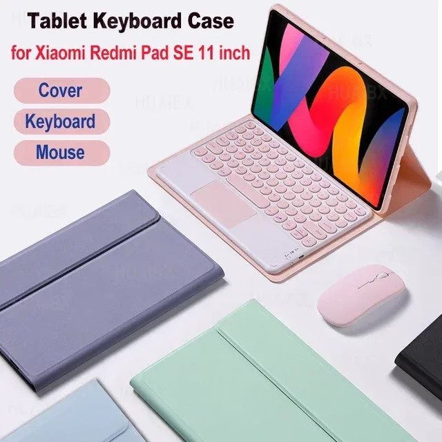 Xiaomi Redmi Pad SE 11 Zoll Hülle mit abnehmbarer Tastatur für das Modell 2023 - Bild 1