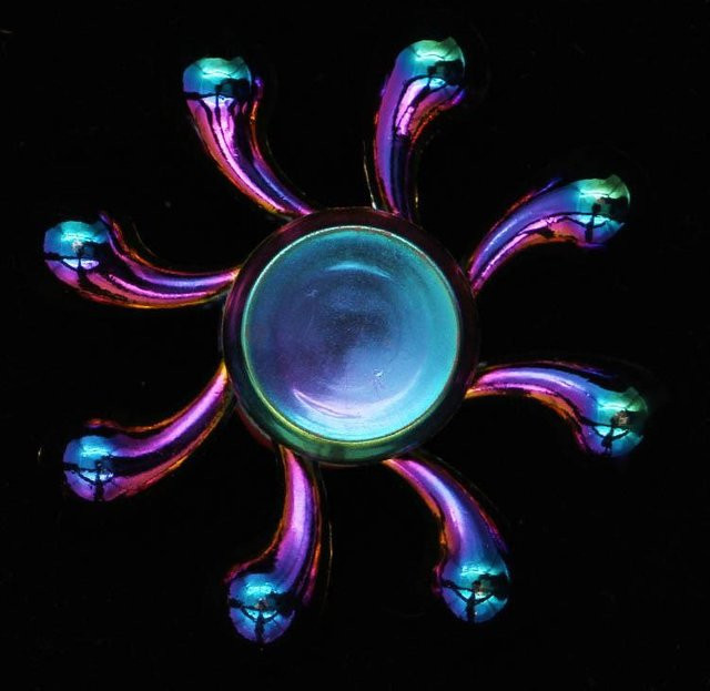 OONBIFFY Quetschspielzeug Fidget Spinner, Regenbogen, Fingerspitzenkreisel - Bild 1