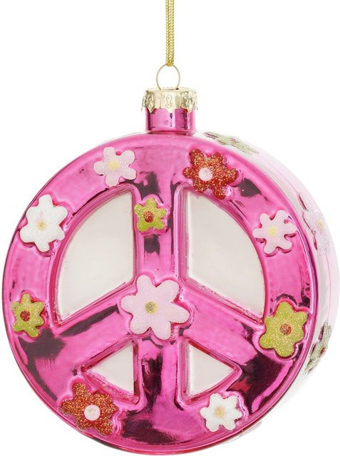 Mömax Christbaumanhänger Figures in Rosa, Weiß und Goldfarben - Bild 1
