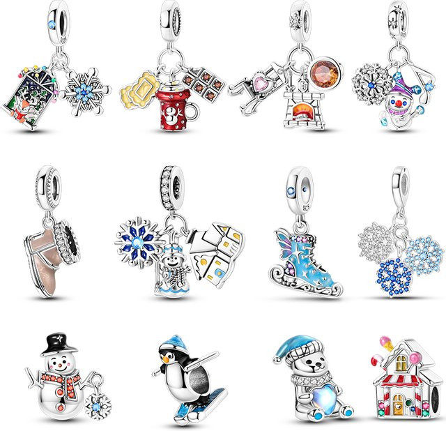 Qikaola Charms 925 Silber, Perle, Unisex - Bild 1