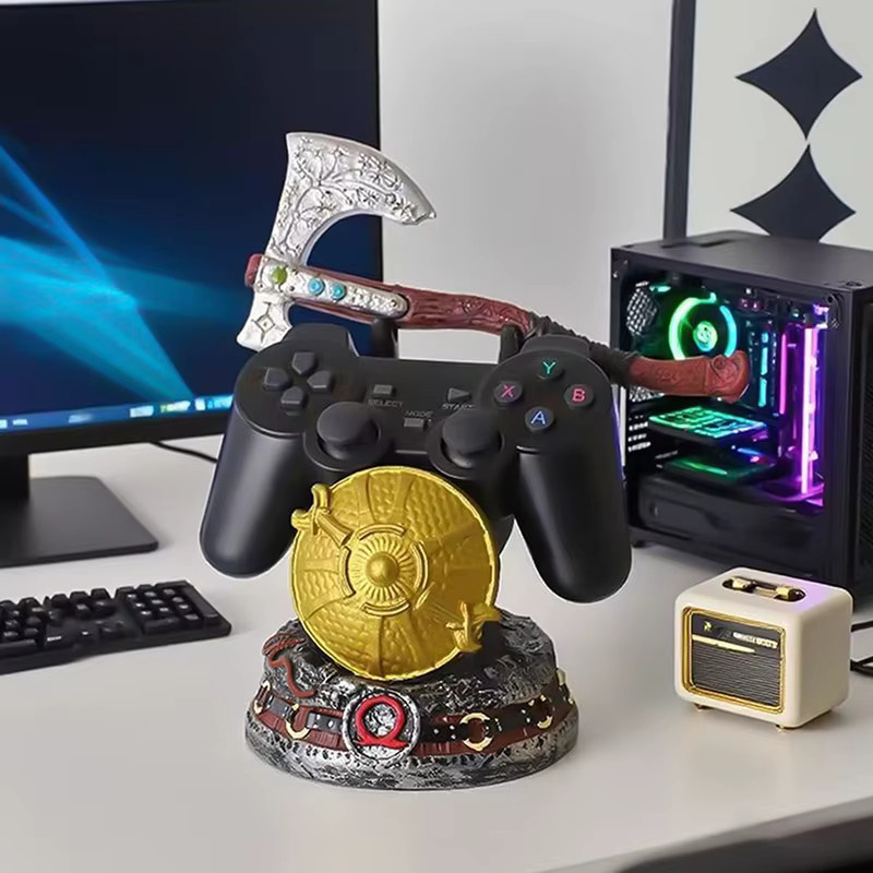 God of War Spielcontroller-Ständer Gamepad-Halterung als kreative Desktop-Dekoration in Multicolour - Bild 5