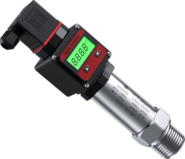 Vadias Digitaler Drucktransmitter RS485 mit 0-10V und 4-20mA, Digitaler Drucksensor M20*1.5 für 0-4bar oder 0-100bar - Bild 1