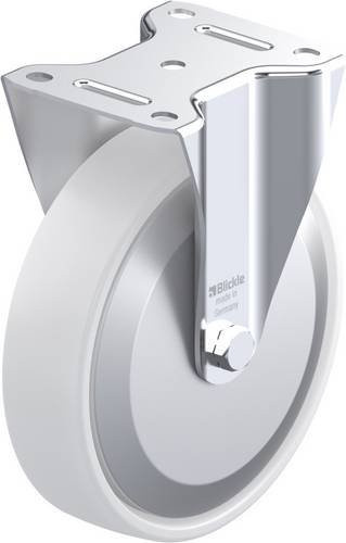 Blickle Bockrolle B-PPN 200G-FA in Weiß mit 200 mm Rad-Durchmesser und 400 kg Tragfähigkeit - Bild 1