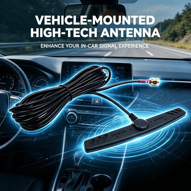 ANDPROG 4G Patch-Antenne mit SMA-Stecker in Schwarz für IP-Kameras, Verkaufsautomaten und Alarmsysteme - Bild 1