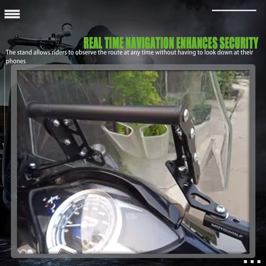 Motorrad Smartphone GPS Halterung für Honda CB500X CB500 2015-2023 in Schwarz - Bild 3