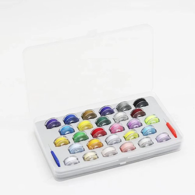 NOTIONSLAND Nähgarn Set mit 28 Farben für Handstickerei und Nähmaschinen Zubehör Multicolor - Bild 1