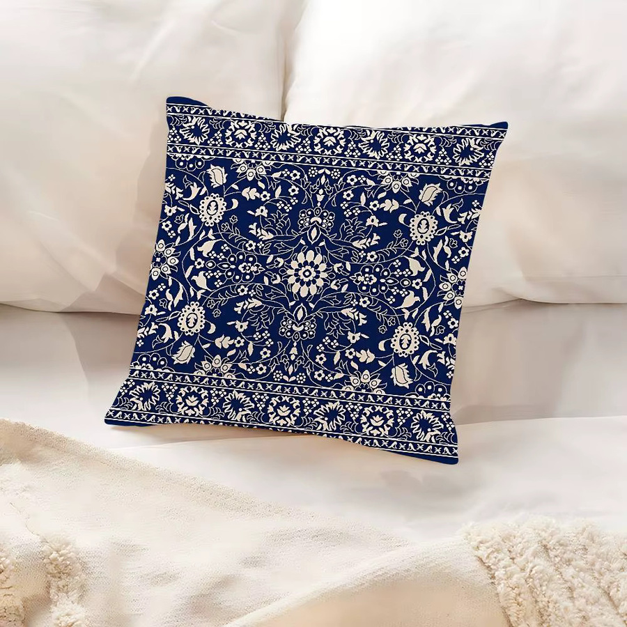 Meusch Quadratische Kissenbezüge im Orientalischen Design mit Floralem Muster, B/B/H: 40 x 40 x 3 cm - Bild 3