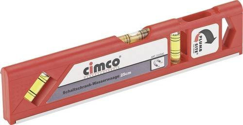Cimco Schaltschrank-Wasserwaage in Rot aus Kunststoff - Bild 1