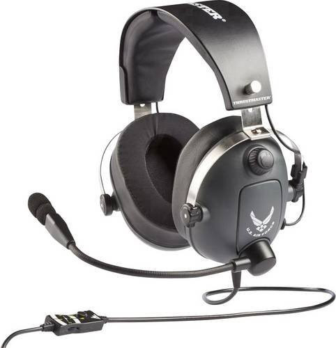 Thrustmaster T.Flight U.S. Air Force Edition Gaming-Headset Over-Ear in Grau/Schwarz mit Mikrofon und 3,5 mm Klinkenanschluss - Bild 2