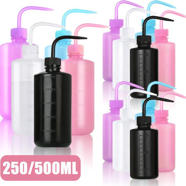 Usiriy Waschflasche für Tattoo und Wimpernverlängerung, 250/500 ml - Bild 1