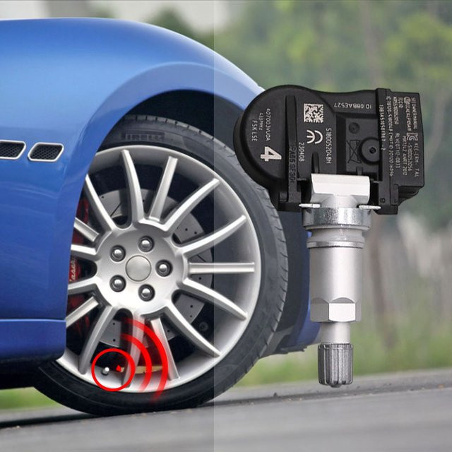 GANGLE TPMS Reifendrucksensor 433MHz für Nissan Qashqai II (J11), Sentra, Tiida und Teana, Schwarz - Bild 1