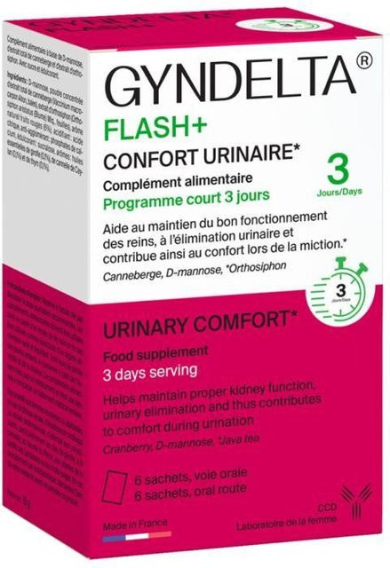 GYNDELTA FLASH+ Harnkomfort, 6 Beutel, Unisex - Bild 1