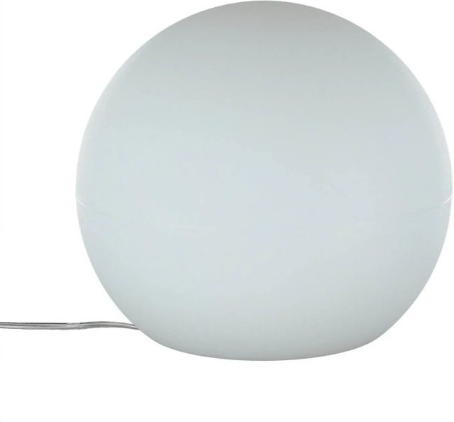 Licht-Erlebnisse Beistelllampe Kugel in Weiß mit LED E27, Durchmesser: 30 cm, Höhe: 26,5 cm - Bild 1