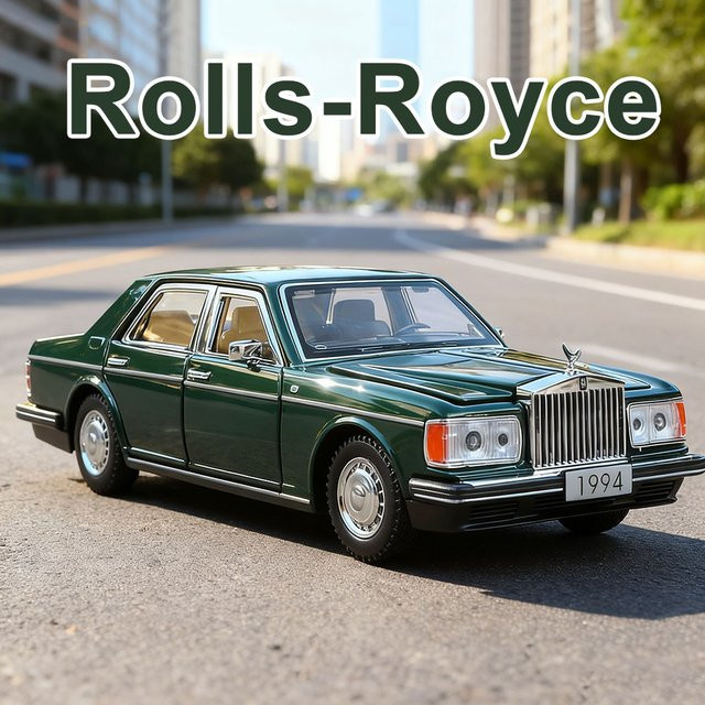 MAKEDA Rolls-Royce Silver Spur, Diecast Modell, 1:32, mit Licht und Sound - Bild 1