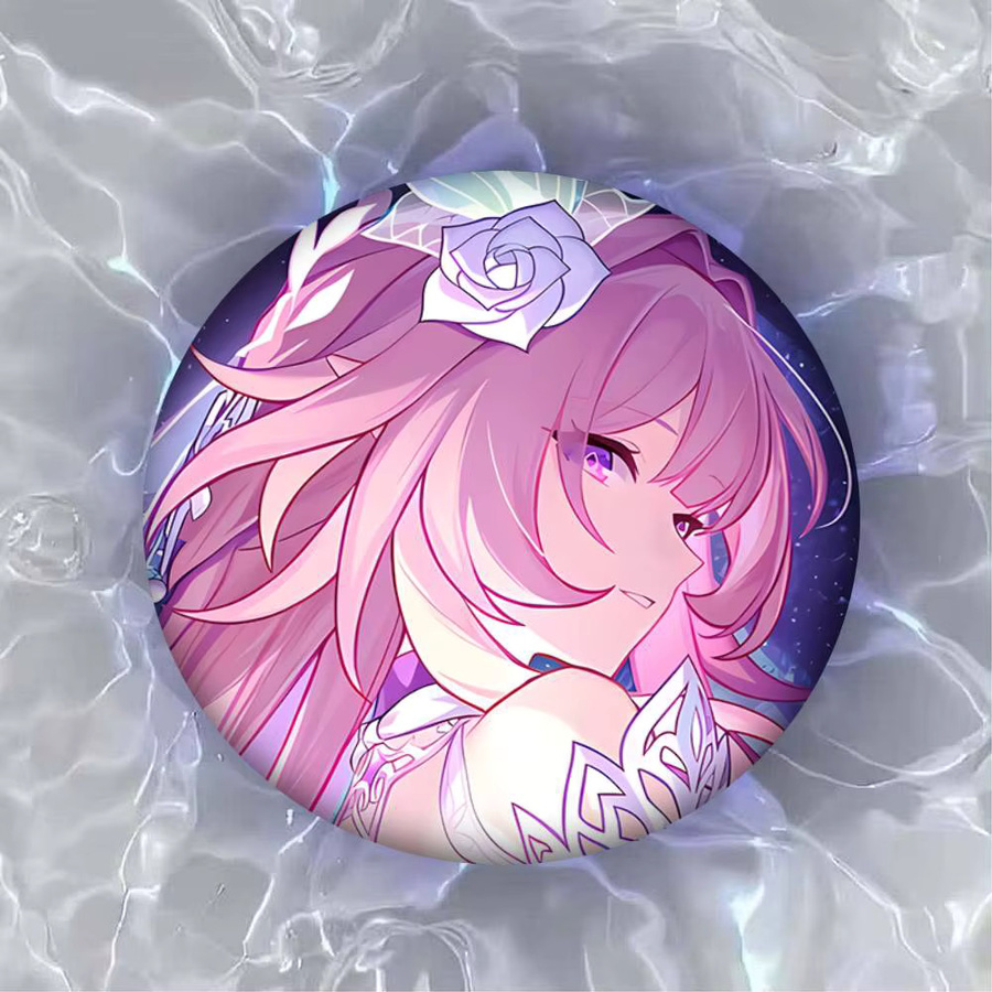 Broschen Anime Honkai Star Rail Cyrene, Emaille Pins, Runde - Bild 4
