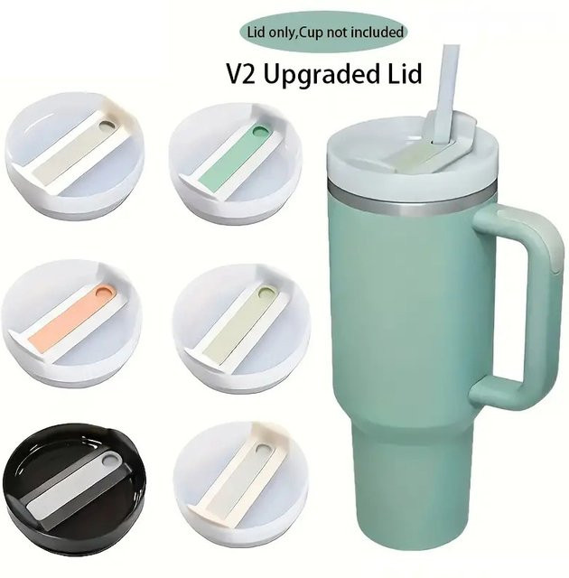 Auslaufsicherer Becherdeckel für Stanley 2.0 40oz Wasserflasche, wiederverwendbar, Mehrfarbig - Bild 1