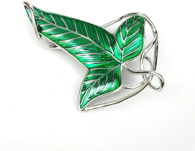Lucky Star Jewelry Brosche Blätter von Lorien, Emaille, Damen - Bild 1