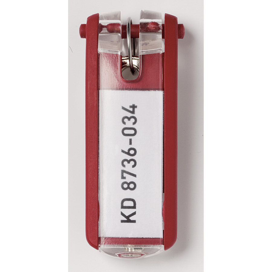 Durable Schlüsselanhänger Key Clip, Rot, 6er Pack - Bild 3