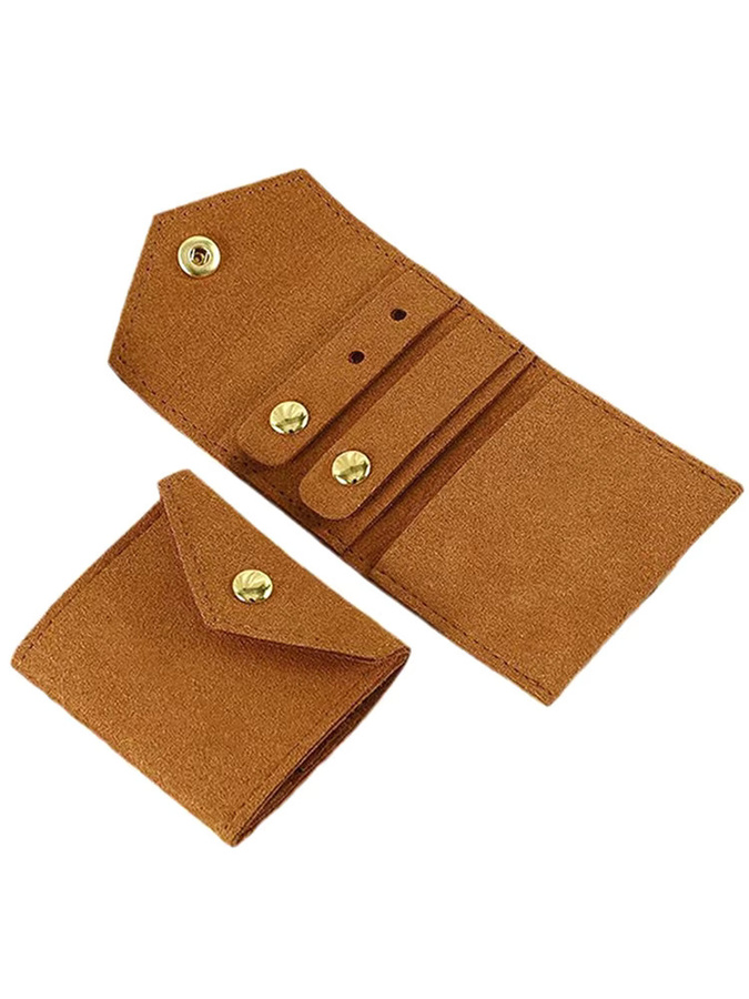 SayMakerLace Mini-Schmucktasche aus Samt für Reisen zur Aufbewahrung von Ohrringen, Ringen und Halsketten - Bild 2