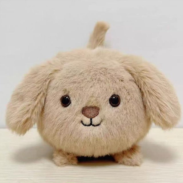 Britischer Pudel Welpe Kätzchen, Plüschtier, beige, 10cm - Bild 1