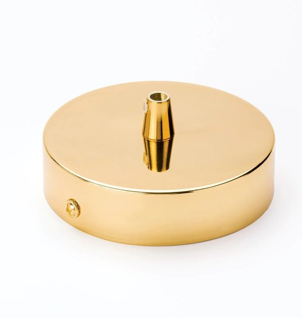 Orion Lightstyle Deckenbaldachin aus Metall in Gold, Durchmesser: 10 cm - Bild 1