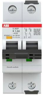 ABB S302P-K1.6 Leitungsschutzschalter 1,6A 415V in Weiß - Bild 1