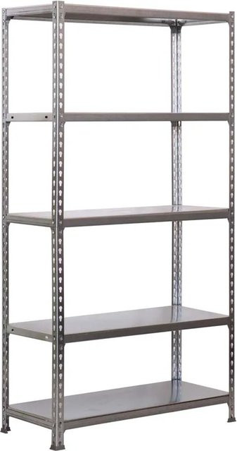 PROREGAL Schwerlastregal Big Metal Shark in Grau, H x B x T: 200 x 100 x 50 cm, Fachlast 180 kg - Bild 1