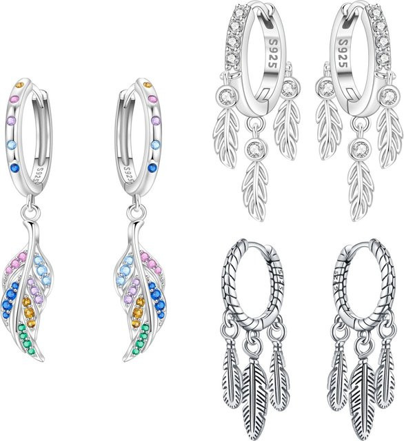 Orstarry Ohrringe, 925 Silber, Zirkonia, Damen - Bild 1
