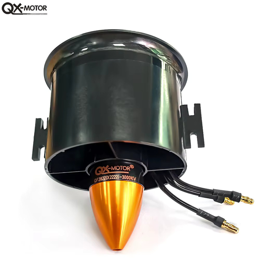 QX-MOTOR 70mm EDF QF2822 3000KV 6-Blatt Impeller Bürstenloser Motor - Bild 3