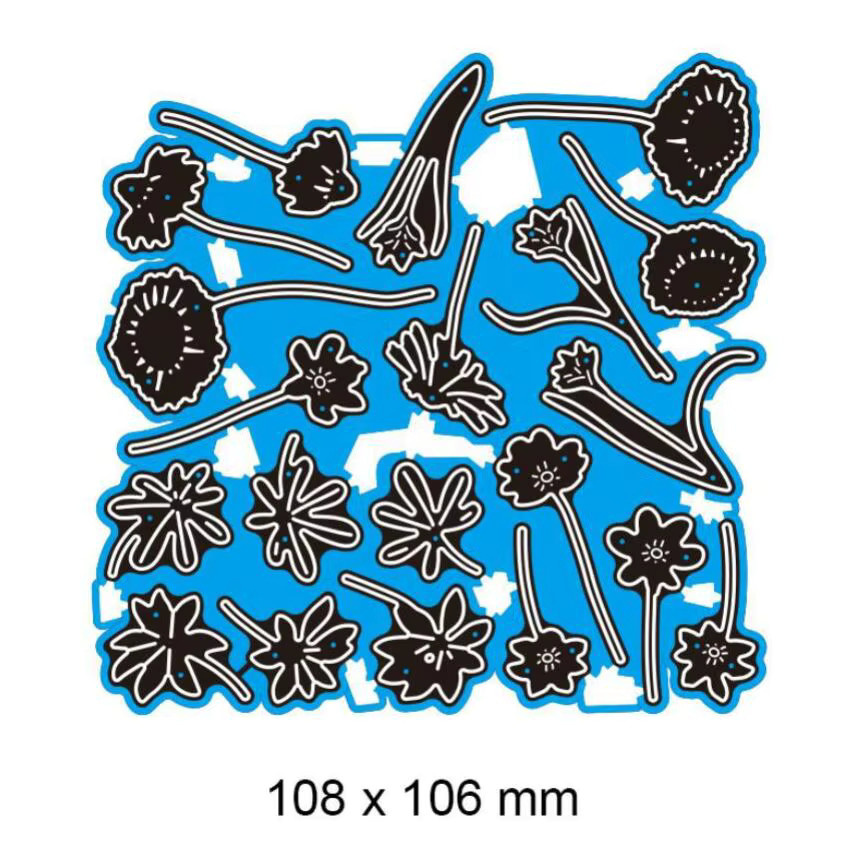 Metall Schneidwerkzeuge Blumen und Blätter Schablonen für DIY Scrapbooking und Papierhandwerk - Bild 2