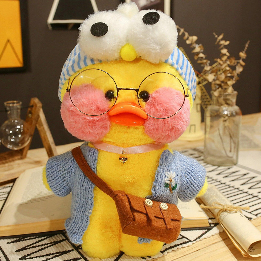 Bai Fen Bai Toys Lalafan Plüschtier gelbe Ente - Bild 1