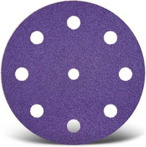 Menzer Klett-Schleifscheiben für Exzenterschleifer Ø 125 mm K800 9-Loch VE 50 Stück - Bild 1