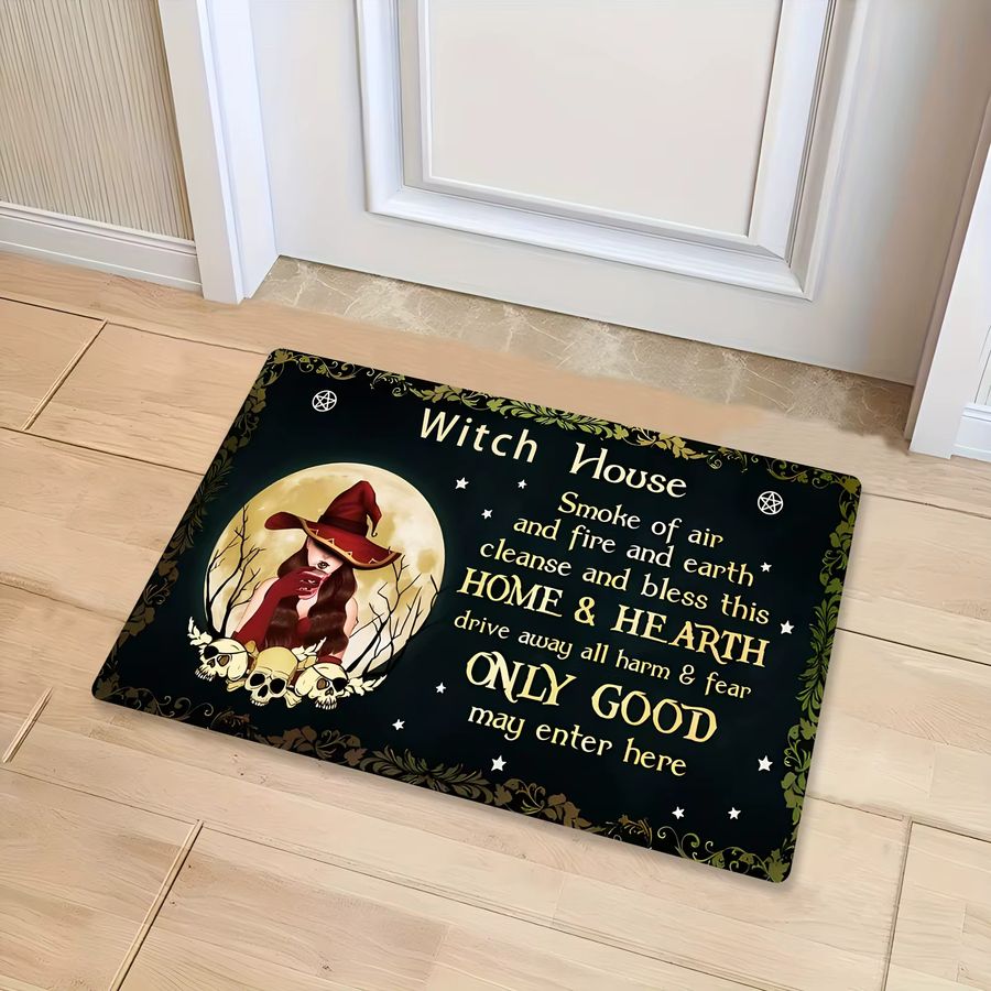 VIKAMA Hexenzauber Bodenmatte Gothic Heimdekoration rutschfest und maschinenwaschbar B: 60 cm, T: 40 cm - Bild 3