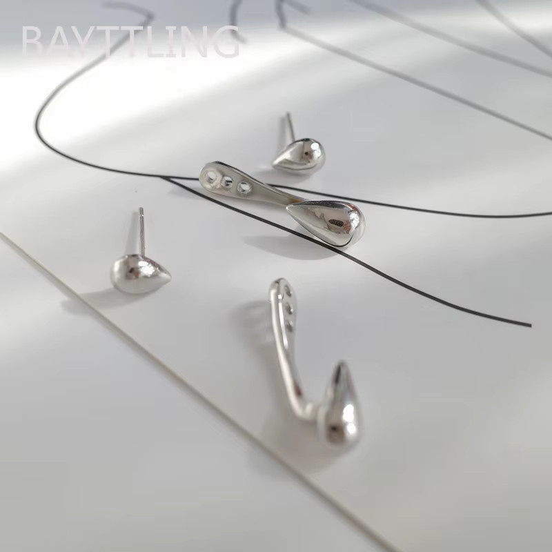 Ohrringe 925 Silber, Wasser Tropfen, Damen - Bild 1