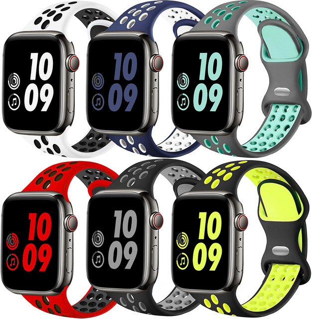 Uhrenarmband Silikon, Sport Pride, Unisex, für Apple Watch - Bild 1