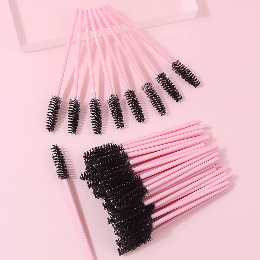 KOSSHOW Mascara-Bürstchen, 50 Stück, Rosa, Unisex - Bild 3