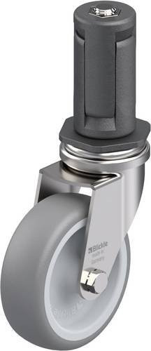 Blickle Edelstahl-Apparate-Lenkrolle LRXA-TPA 75G-EXR04 in Silber, Rad-Durchmesser: 75 mm, Tragfähigkeit: 75 kg - Bild 1